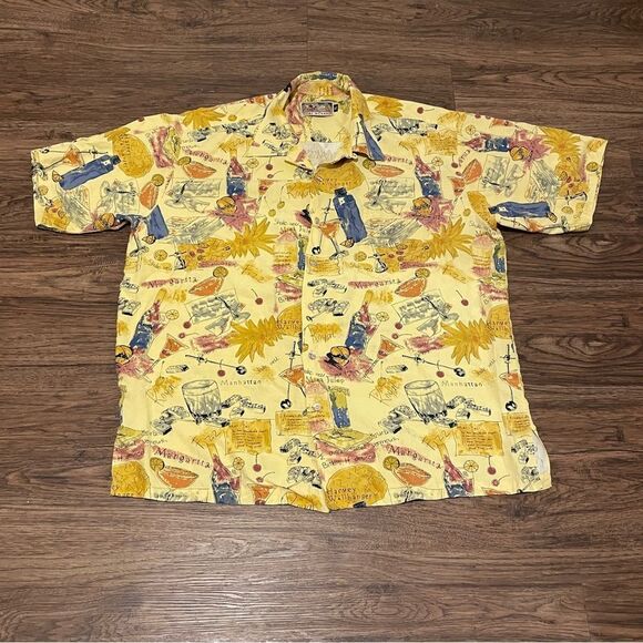 Tori Richard Men’s Short Sleeve Button Down Margarita Hawaiian Shirt Size XL - Picture 1 of 11